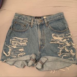 Gap Distressed Mom Shorts
